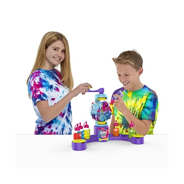 Tybo-Tie-Dye-Design-Studio-Craft-Kit Tybo Design Studio, Arts and Crafts, Tie Dye, Easy to Use Kit, Creative Fun, Ultimate Mess Free Fun for Boys and Girls…