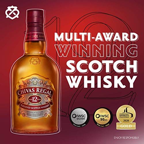 Chivas Regal 12 Jahre Premium Blended Scotch Whisky – 12 Jahre gereifter Whisky aus schottischen Malt & Grain Whiskys aus der Region Speyside – 1 x 0,7 L – Bild 7