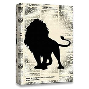 signwin Canvas Wall Art Animal On The Newspaper...