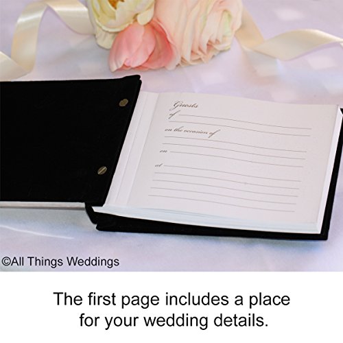 Personalized and Engraved Wedding Accessories Silver-Plated Guest Book, Sparkling Love