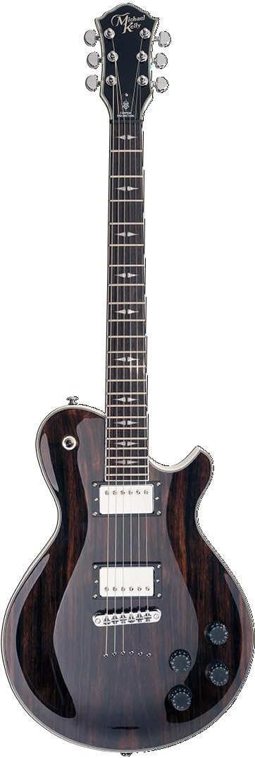 Michael Kelly Guitars CCPES Patriot Striped Ebony Guitar
