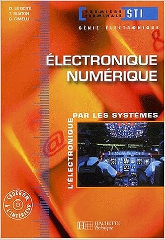 Amazon Fr Electronique Terminale Sti Genie Electronique 1 Numerique Livre De L Eleve Suaton Thierry Le Boite Daniel Cimelli Claudio Livres