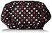 Vera Bradley Women's Cotton Glenna Satchel Purse, Havana Dots, One Size