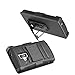 Coolpad Rogue Case, Combo Rugged Shell Cover Holster with Built-in Kickstand and Holster Locking Belt Clip + Circle(TM) Stylus Touch Screen Pen + Screen Protector Black