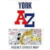 York A-Z Pocket Street Map Paperback – Gevouwen Kaart, 5 maart 2020