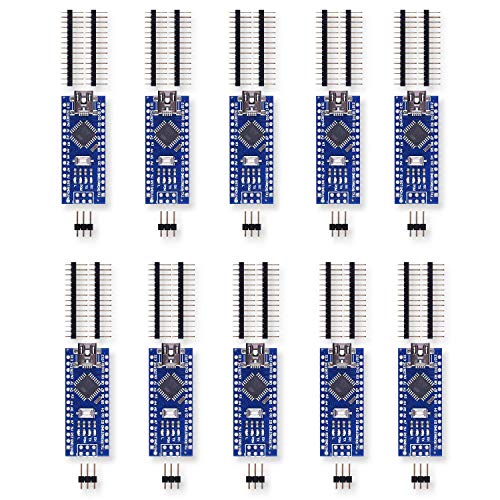 Longruenr Mini Nano V3.0 ATmega328P 5V 16M Micro Controller Board Module Compatible for ArduinoIDE ( Need Soldered)