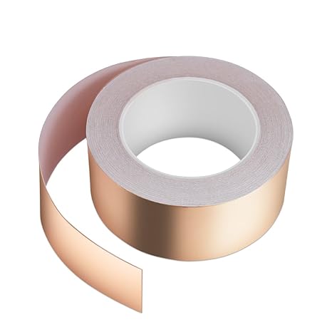 Kupferband 30M x 50mm, Vegena Kupferfolienband EMI Copper Foil Tape Abschirmband Kupferfolie Kupferband Selbstklebend Klebeba