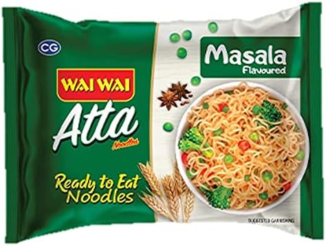 Wai Wai Atta Noodles - Vegetable Masala Flavor 75 grams price in UAE ...