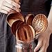 7 Pcs Acacia Wood Cooking Utensils Set Large Wooden Spoons for Cooking Spatula Salad Mixing Spoon Non Toxic Utensil for Kitchen Use Spatulas Non Stick Turner Slotted Serving Spoon Kitchen Utensils