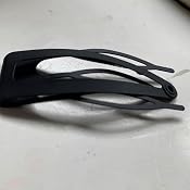 Revlon Rubberized Double Grip Haarklammern – 6 Stück, Schwarz, Rutschfester Grip
