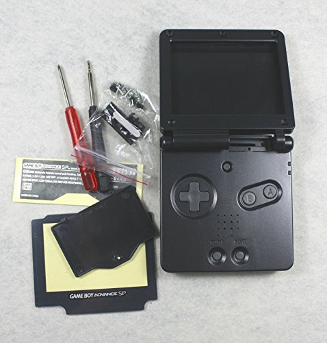 Vivi Audio® Black Housing Shell Case Cover Repair Part For GBA SP Gameboy Advance SP