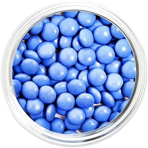 Candy Coated Chocolate Gems - Powder Blue (2.5 lb bag)