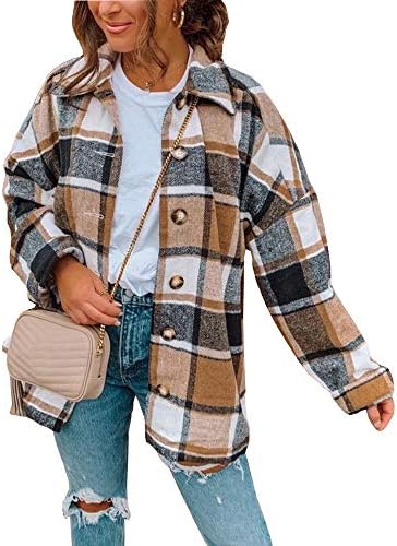 Hixiaohe Women's Casual Wool Blend 