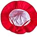 Toubaby Kid Girls Sun Hats Baby Bucket Hat with Big Fold-up Brim Rose Red