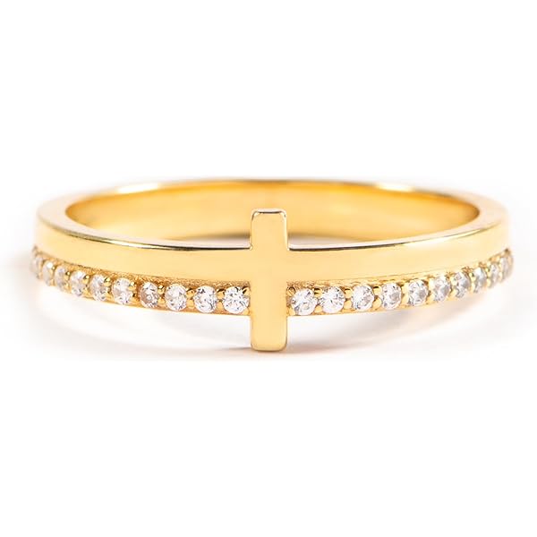 Stainless Steel Finish Purity Ring Carved I Feel You Even When I