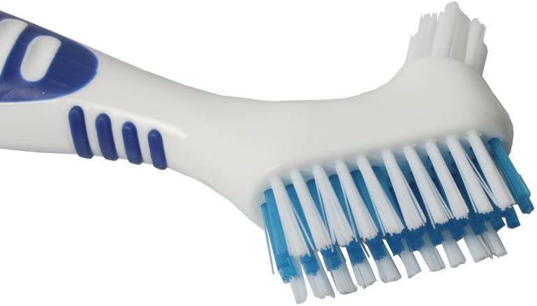 Gaodear Denture Brush Effective Denture Cleaning Brush Toothbrush False Teeth Cleaner Double Sided Denture Brushes: Health & Personal Care