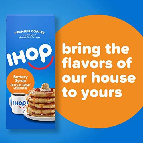 IHOP BUTTERY SYRUP FLAVORED GROUND COFFEE, 11 OZ BAG