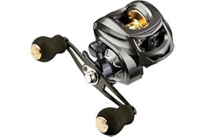 J-BARZILLAI Rooblinos New AK Baitcasting Fishing Reel Lightweight Aluminum Spool Fishing Reel 17.6Lbs Drag Magnetic Braking System 7.2:1 High-Speed Gear Ratio Saltwater Freshwater Baitcaster Reel