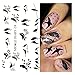 NICOLE DIARY Nail Art Stickers Elegant Birds Trees Nail Art Decoration NDS-38