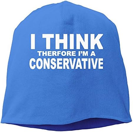 HNJI0JIAA Classic Unisex I Think therefore I AM Conservative Sport Headwear Royalblue