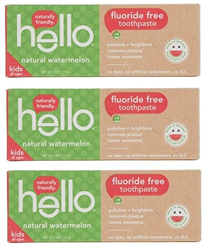 Hello Oral Care Kids Fluoride Free Toothpaste Natural ...