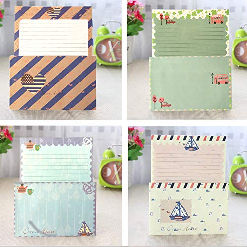 SCStyle 32 Cute Lovely Kawaii Special Design Writing Stationery Paper with 16 pcs Envelopes - Thumbnail 3