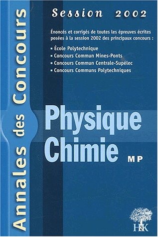 Physique et chimie, MP