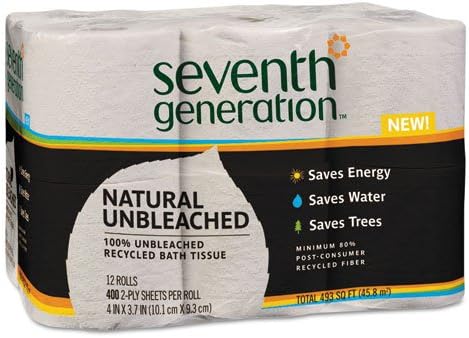 Sev 13735CT 100 Percent Recycled Natural Unbleached Bath Tissue44; 2-Ply