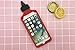 Soft Red Hot Sauce Case for iPhone 7Plus 7+ 8Plus 8+ Large Silicone Luxury Designer Fun Novelty Unique Special Cool High Fashion Bold Protective Shockproof Thick Gift Guys Boys Men Teens Girls Women