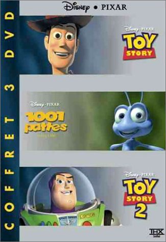 Coffret Pixar - Toy Story + 1001 pattes + Toy Story 2