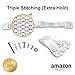 Anti Tip Furniture/TV Safety Straps (6-Pack) by Skyla Homes - Furniture Wall Anchors for Baby Proofing, Earthquake Straps for Bookcases, TV Anchor, Child Proof Television Straps