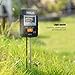 Soil Test Kit, 3-in-1 Soil Moisture Meter for Moisture, Light and PH, Ideal for Garden, Plant, Farm, Lawn, Indoor & Outdoor (No Battery Needed) - MST01