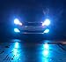 Alla Lighting 3600lm Xtreme Super Bright 5201 5202 LED Ice Blue Bulbs Fog Lights ETI 56-SMD PS19W 12085 DRL Replacement of Bulb