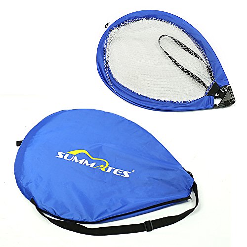 Summates Pop Up Soccer Goal,Two Goals in One Carry Bag (Blue, 72 x 40 x 40inches) - Thumbnail 3