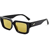 SOJOS Polarized Sunglasses Womens Men Trendy Square Small Y2K Designer Shades SJ2323