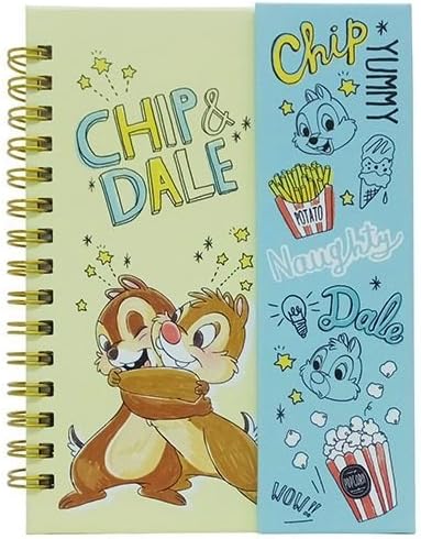 Disney Chip &amp; Dale A6 Ring Notebook With magnet CR47037