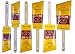 6 Piece Angle Sash House Paint Brush Set.Used By Professional Painters and Home Owners. Wall Paint Brushes, for Decks,Fences,Trim,Interior and Exterior. Commercial or Residential Paint Brush Set.