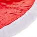 Lalent 48 inches Christmas Tree Skirt Red Soft Classic Tree Skirt Double Layers Xmas Tree Mat for Holiday Party Christmas Decorations and Ornaments (Red, 48inches)