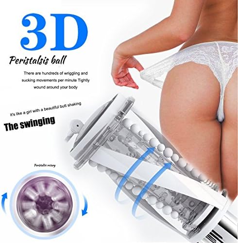 Male Telescopic Toys Men's Tight Realistic Lifelike Silicone Pussey Automatic Hands-Free Cup