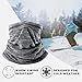 AXBXCX Neck Warmer Gaiter Balaclava - Windproof Ski Mask - Cold Weather Face Motorcycle Mask Cycling Skull Cap Thermal Scarf for Running Snowboarding Fishing Hunting Cationic gray + blue