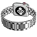 NO1seller Top Band Compatible for Apple Watch Series 7 6 SE 5 4 40mm 41mm 44mm 45mm Series 3 2 1 38mm 42mm Women Men, Wristband Strap