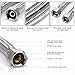 HOMEIDEAS 32-Inch Faucet Connector Braided Stainless Steel Supply Hoses With 3/8