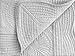 Verabella Newborn Quilt Baby Soft Blanket Reversible Crib Quit Blanket, Grey