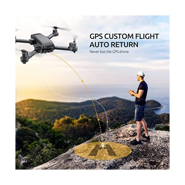 Tomzon D30 GPS Drohne mit 4K Kamera, 5G FPV Drohne, Faltbarer Drohne, Optischer Positionierung, 17min Flugzeit… – Bild 4