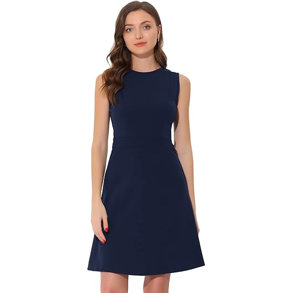 chinese dress ladies 32 Degrees Women's Soft Rib Swing Dress |4-Way Stretch | Moisture Wicking