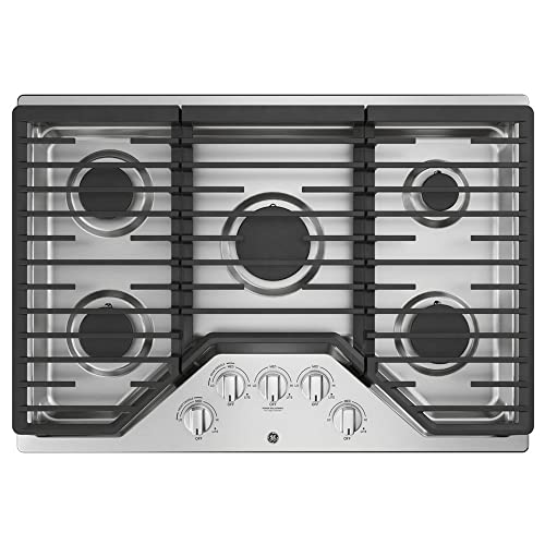 30 Inch Gas Cooktop with Power Boil, Simmer Burner, Continuous Grates, 5 Sealed Burners and ADA Compliant
