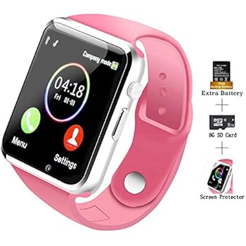 Amazon.com: Bluetooth Smart Watch Waterproof Wristband ...