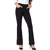 viehunt Womens Straight Leg Stretchy Dress Work Pants Business Office Casual Slacks with Pockets