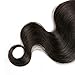 BLISSHAIR 100% Virgin Human Hair Lace Closure 3,5 X 4 Middle Part Body Wave (14inch)