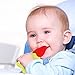 PROMENE Baby Teether Toys (4 Pack) - Soft Silicone Fruit Teething Toys Set For Toddlers & Infants, Baby Gum Massager